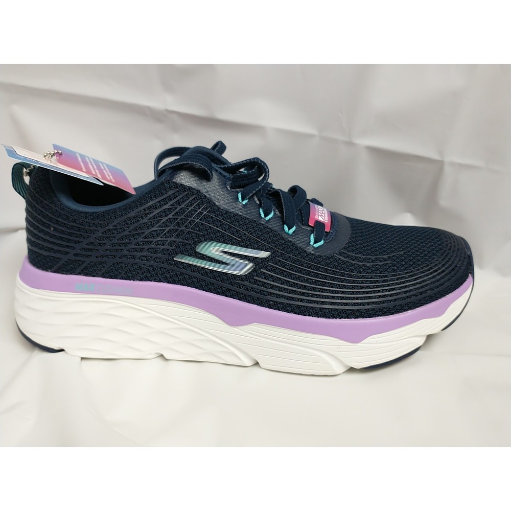 SKECHERS WOMEN'S MAX CUSHIONING ELITE 17693NVLV RUNNING SHOES Size 11 Ortholite - Picture 9 of 16